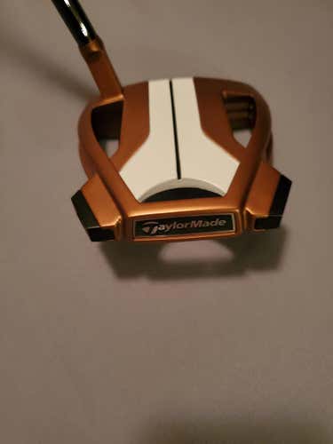 New Men's TaylorMade Right Handed Mallet Spider X Copper Putter 34"