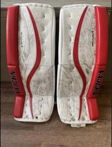 Used 26" Vaughn Ventus LT58 Goalie Leg Pads