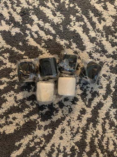 Baseball Tape From MLB Clubhouse. 4 Black 2 White Rolls