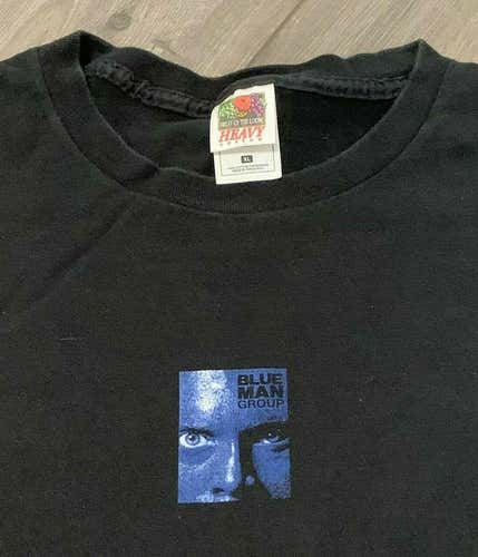 Blue Man Group T Shirt Adult L XL Black Music Performance Art