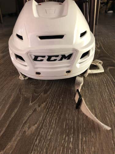 White Used Small CCM Tacks 710 Helmet