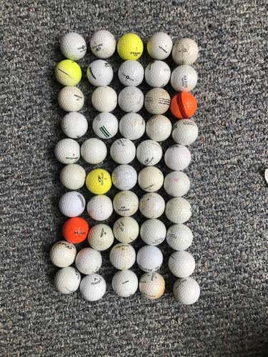 50 Practice Golf Balls
