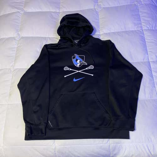 Nike Johns Hopkins University Lacrosse Hoodie (XL)