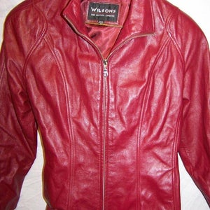 Wilsons Leather Coat Jacket, Women's Medium