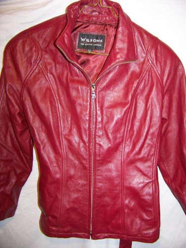 Wilsons Leather Coat Jacket, Women's Medium