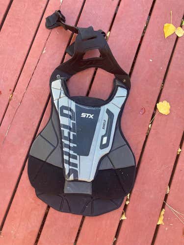 Black Adult One Size Fits All STX Shield Chest Protector