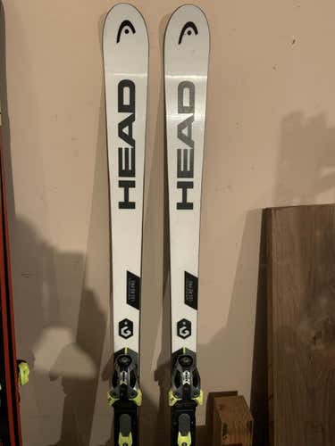 Used 2018 HEAD Racing World Cup Rebels i.GS RD Skis Without Bindings