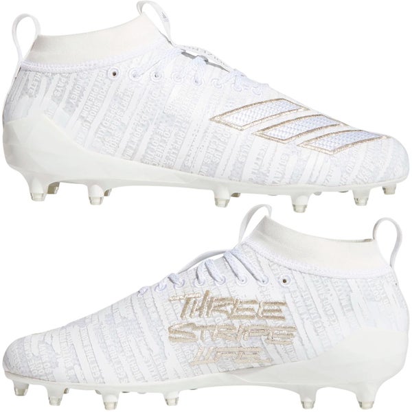 Men's Size 10 - New adidas Men's adizero 8.0 Three Stripe Life Football Cleats