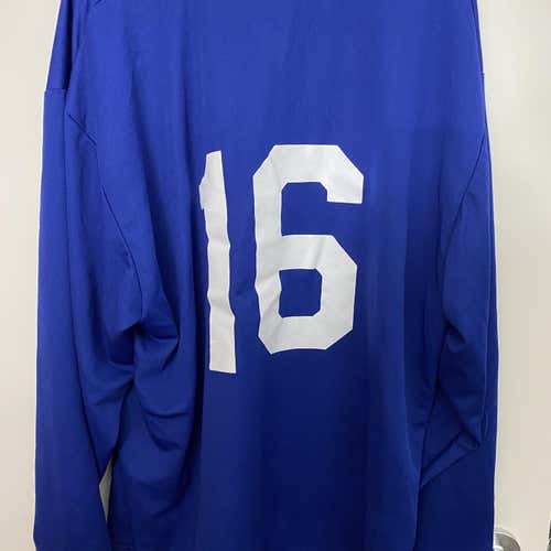 Blue Bauer Practice Jersey #16