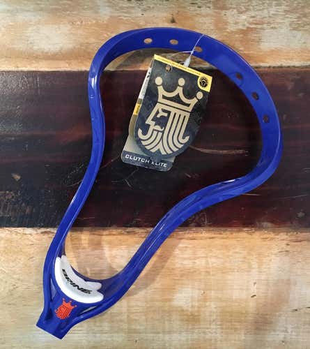 New Brine Lacrosse Clutch Elite HS Unstrung Head - Royal Blue