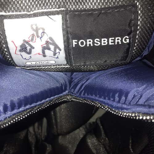 Blue Senior Large Vaughn Pro Stock Hockey Goalie Pants