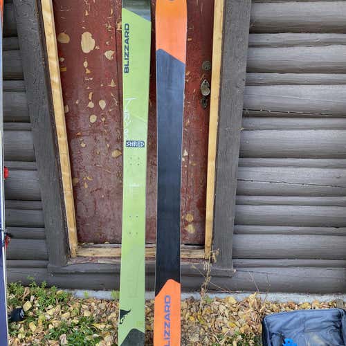 Used  Powder Rustler 11 Without Bindings Skis
