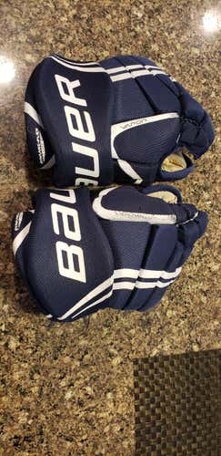Blue Used Youth Bauer Gloves