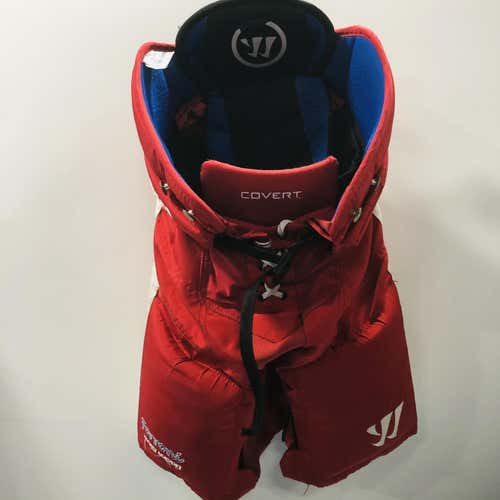 Red Junior Medium Warrior Covert Hockey Pants