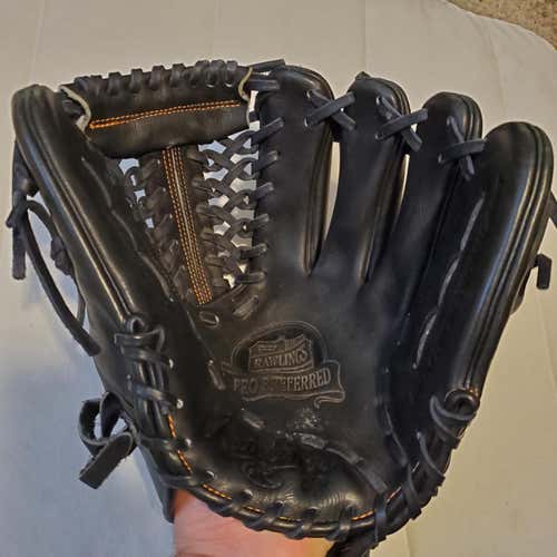 Used Rawlings Right Hand Throw Pro Preferred Baseball Glove 12"