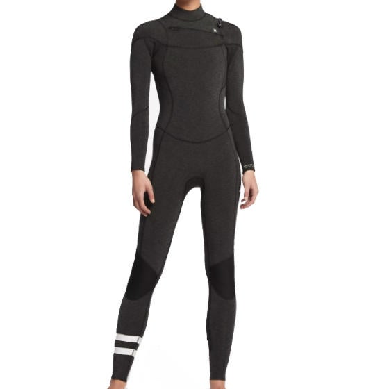 New $275 Womens Hurley Advantage Plus Wetsuit 3/2mm Full Suit Black&Pink Size 14 
