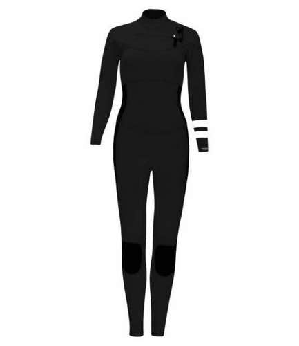 New Hurley Advantage Plus Women's Chest Zip 4/3mm Wetsuit, Size 10