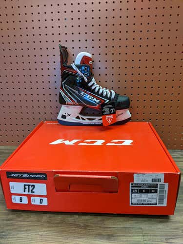 CCM JetSpeed FT2 Ice Skates - Sr. 6.0D NEW