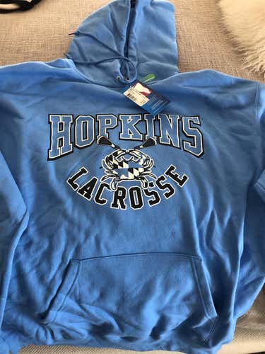 Hopkins Lacrosse Champion Hoodie- New! Large