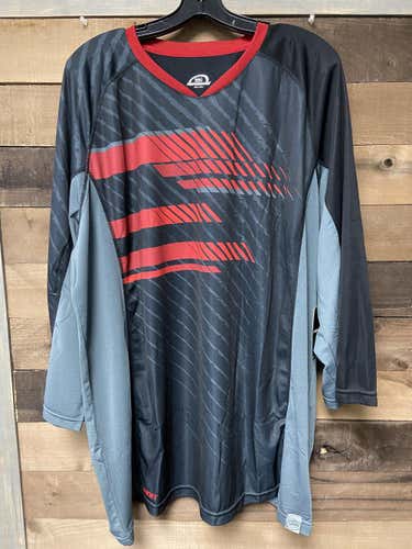 Black New Adult Men's XXXL Performance Bike Cycling Jersey