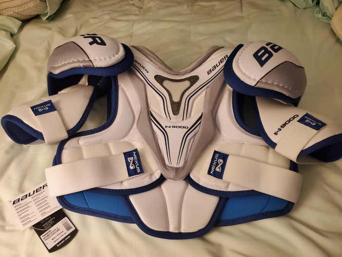 New Senior Large Bauer Nexus N9000 Shoulder Pads