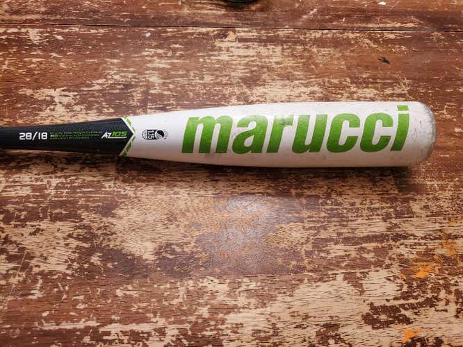 Used Kid Pitch (9YO-13YO) USSSA Certified Marucci Alloy Hex Alloy Bat (-10) 18 oz 28"