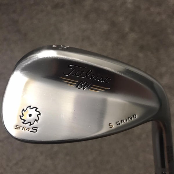 Men's Right Handed Vokey SM5 Tour Chrome Wedge Flex Steel Shaft Wedge