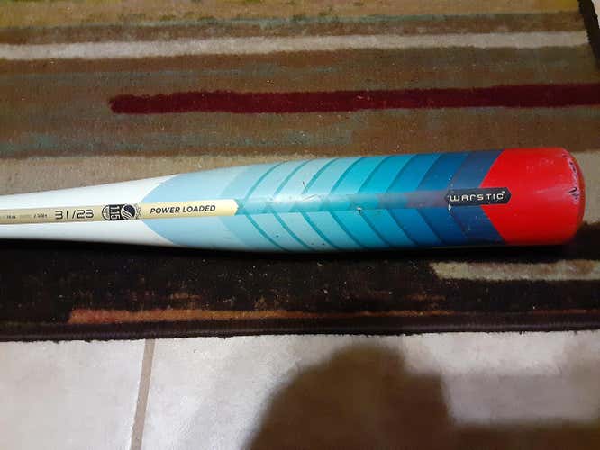 Used Kid Pitch (9YO-13YO) USSSA Certified 2019 Warstic Alloy Hawk2 Bat (-5) 26 oz 31"