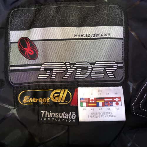 Black Men's Small Spyder Shorts