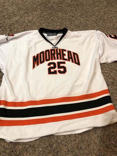 Moorhead spuds Hockey Jersey #25, Size XXL