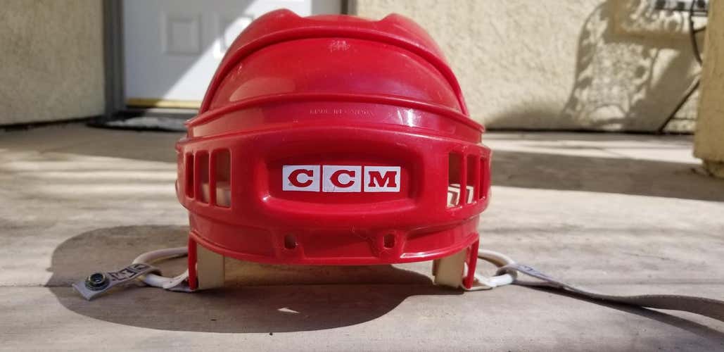 CCM HT2 Helmet Red Used