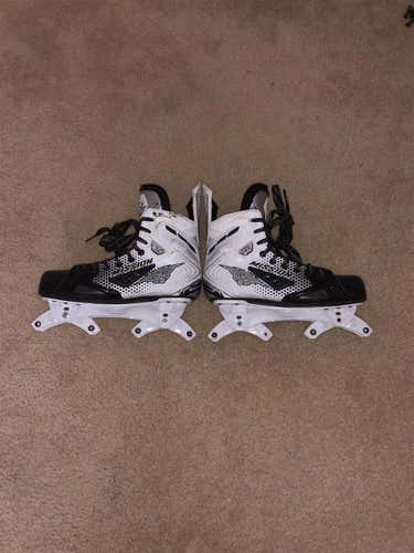 Mission FZ-5 w/ Sprung Chassis Inline Roller Hockey Skates Senior Size 8.5E