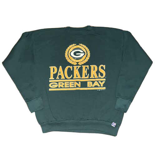 Vintage 1992 Green Bay Packers Crewneck Sweatshirt Logo 7 Sz L/XL NFL 90’s Crest