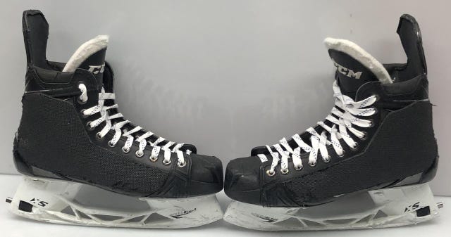 CCM Ribcore 60K Custom Pro Stock Hockey Skates 9.5 D Used AHL (6949)