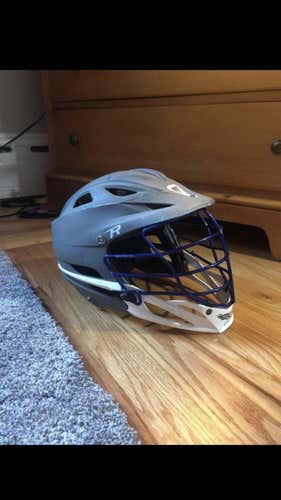Gray Adult Player's Cascade R Helmet
