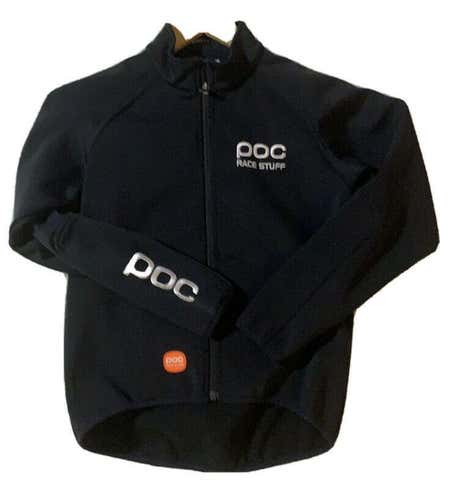 POC Race Stuff Unisex Black Ski Race Training Jacket Size 152 (US Youth Size 12) Used