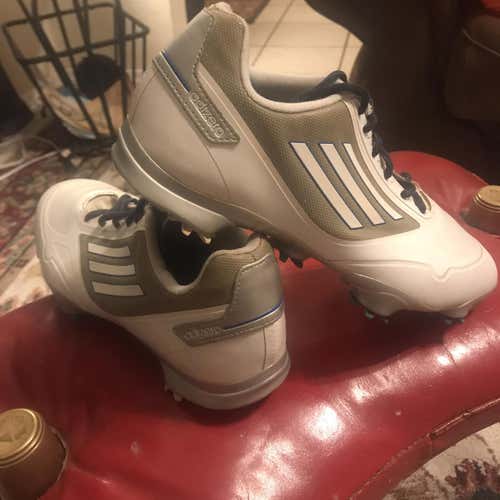 White Men's Size 8.5 (Women's 9.5) Adidas Golf Shoes