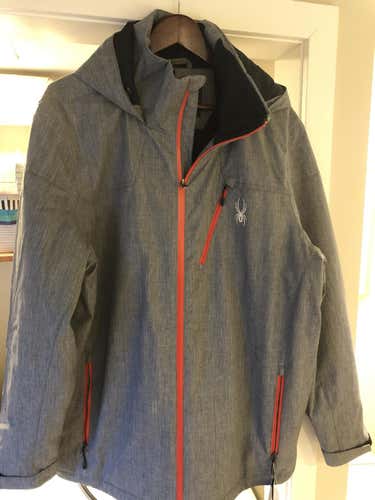 Brand New Spyder Men's Traveler Jacket - Gray - Never Worn