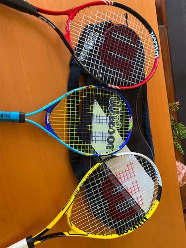 Used Wilson Tennis Racquets you get all 3