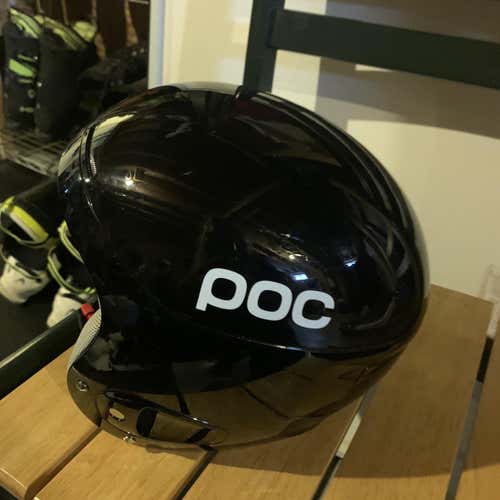 Black Used Small POC Helmet FIS Legal