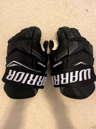 Black Senior Warrior Covert QRE Pro Gloves 14"