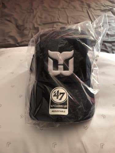 Hartford Whalers Navy Blue Adjustable Hat