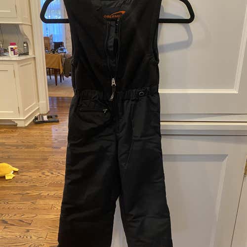 Black Kid's Size 4 Obermeyer Ski Pants / Bib
