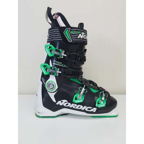 Used Men's Nordica SpeedMachine 120 Size 27.5 All Mountain Ski Boots Stiff Flex