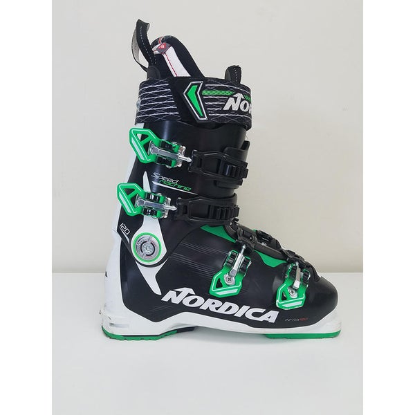 Used Men's Nordica SpeedMachine 120 Size 27.5 All Mountain Ski Boots Stiff Flex