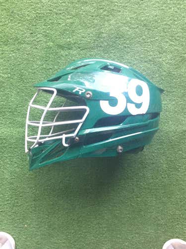 Cascade R Helmet Green Shell With Pearl Visor