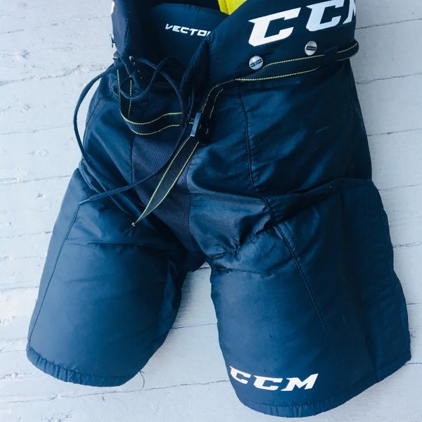 Black Senior Small CCM Tacks Hockey Pants