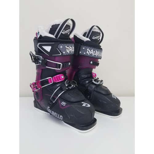 Used Women's Size 23.5 Dalbello Chakra 85 W Ski Boots Soft Flex