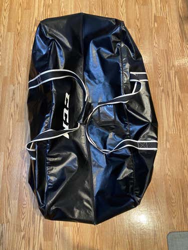 Used CCM black 42” goalie bag