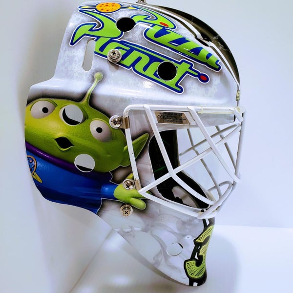 White Senior Bauer NME VTX Goalie Mask